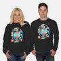 Japanese Sea Turtle-Unisex-Crew Neck-Sweatshirt-NemiMakeit
