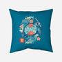 Japanese Sea Turtle-None-Removable Cover w Insert-Throw Pillow-NemiMakeit