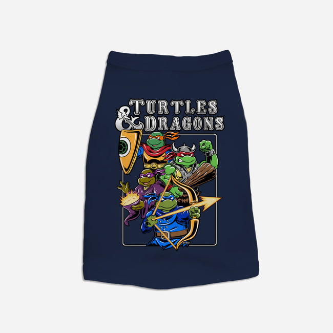 Turtles And Dragons-Dog-Basic-Pet Tank-Andriu