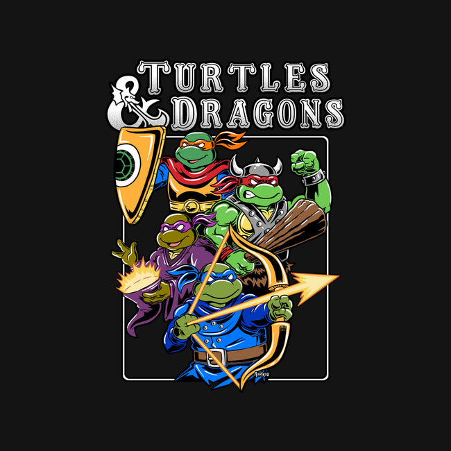 Turtles And Dragons-None-Fleece-Blanket-Andriu