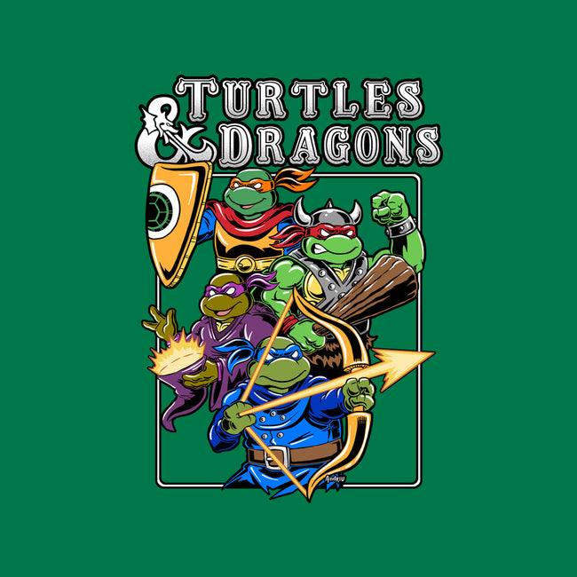 Turtles And Dragons-None-Fleece-Blanket-Andriu