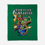 Turtles And Dragons-None-Fleece-Blanket-Andriu