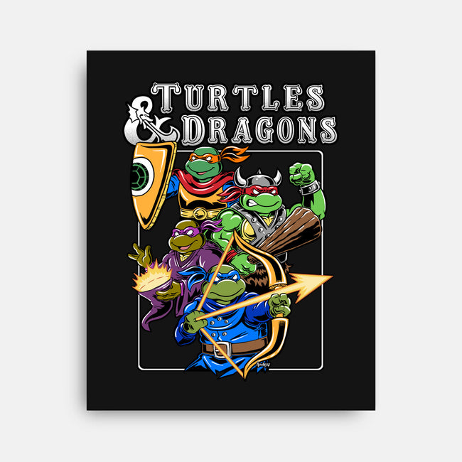 Turtles And Dragons-None-Stretched-Canvas-Andriu