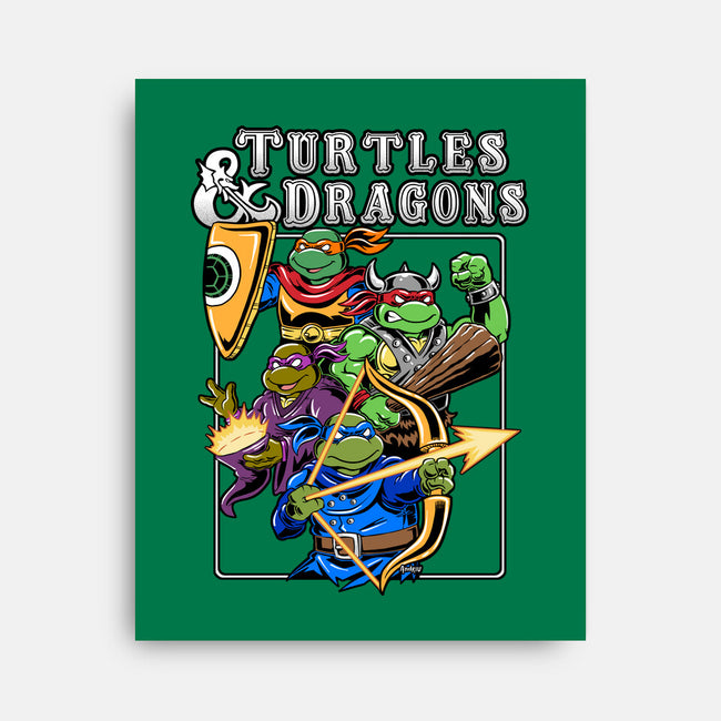 Turtles And Dragons-None-Stretched-Canvas-Andriu