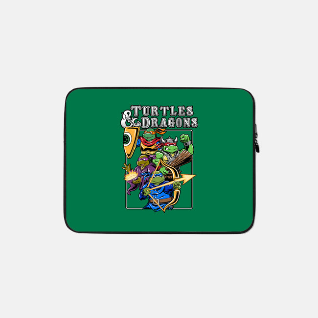 Turtles And Dragons-None-Zippered-Laptop Sleeve-Andriu