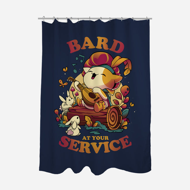 Bard's Call-None-Polyester-Shower Curtain-Snouleaf