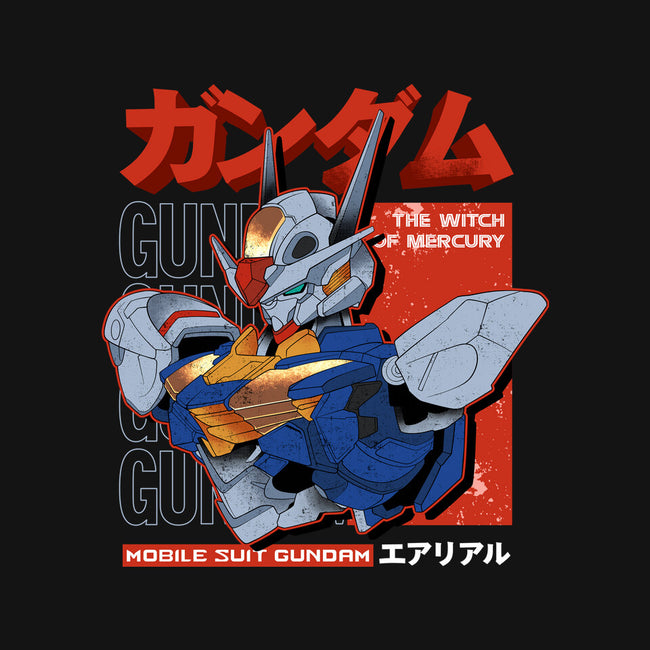 Gundam Aerial-None-Polyester-Shower Curtain-hirolabs