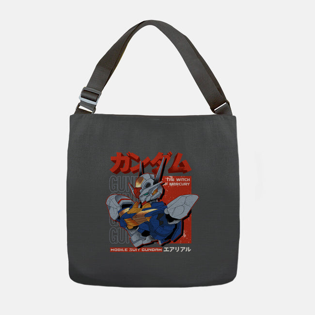 Gundam Aerial-None-Adjustable Tote-Bag-hirolabs