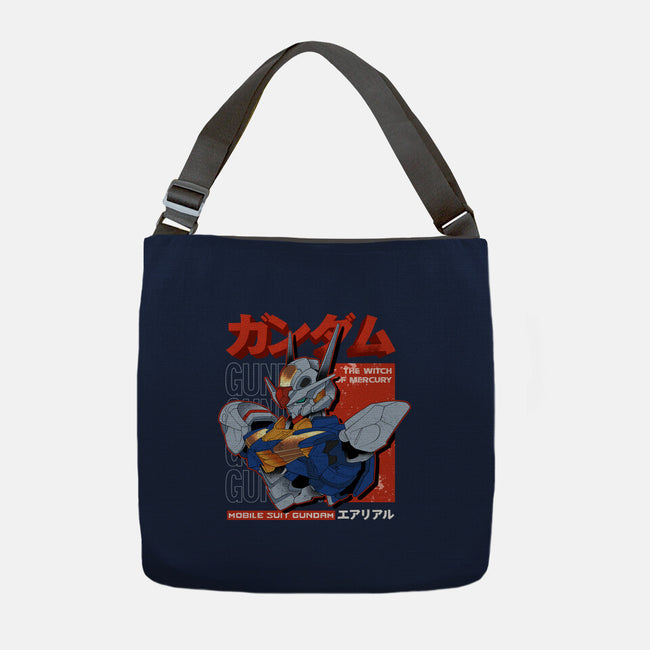 Gundam Aerial-None-Adjustable Tote-Bag-hirolabs