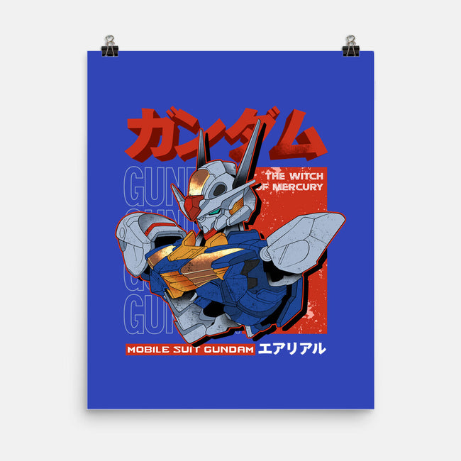 Gundam Aerial-None-Matte-Poster-hirolabs