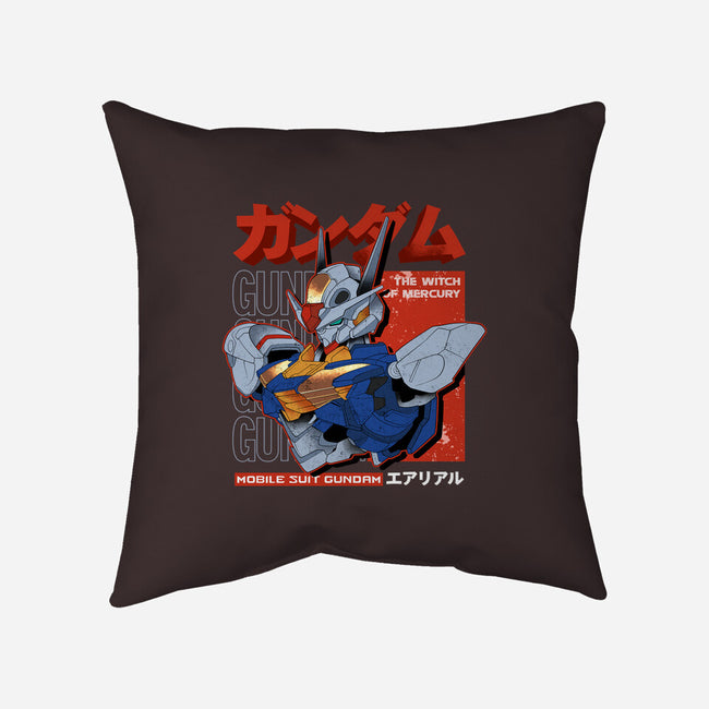Gundam Aerial-None-Removable Cover-Throw Pillow-hirolabs