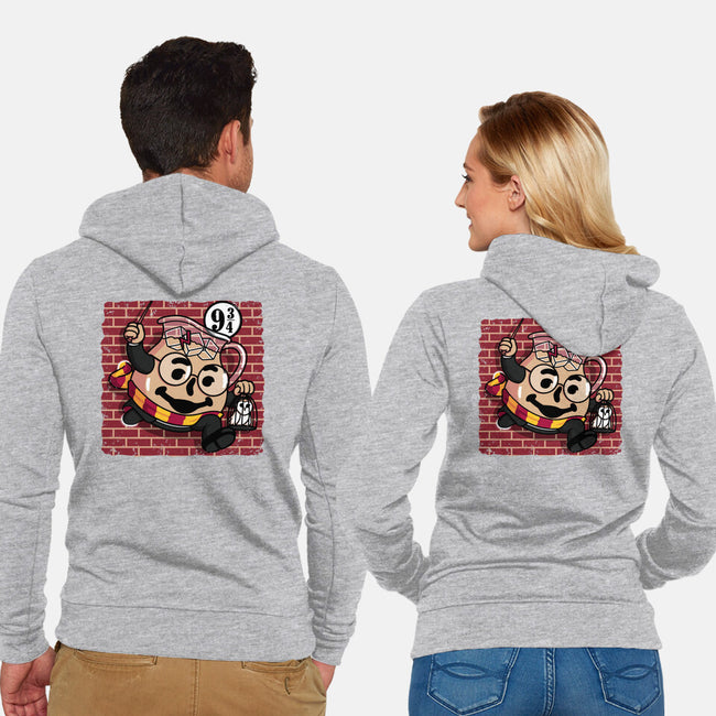 Magic Drink!-Unisex-Zip-Up-Sweatshirt-Raffiti
