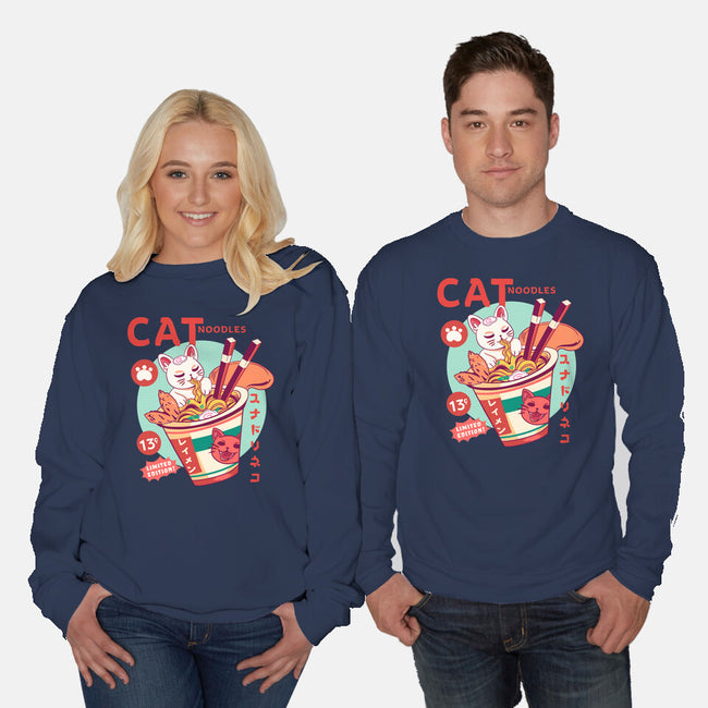 CatNoodles-Unisex-Crew Neck-Sweatshirt-Conjura Geek