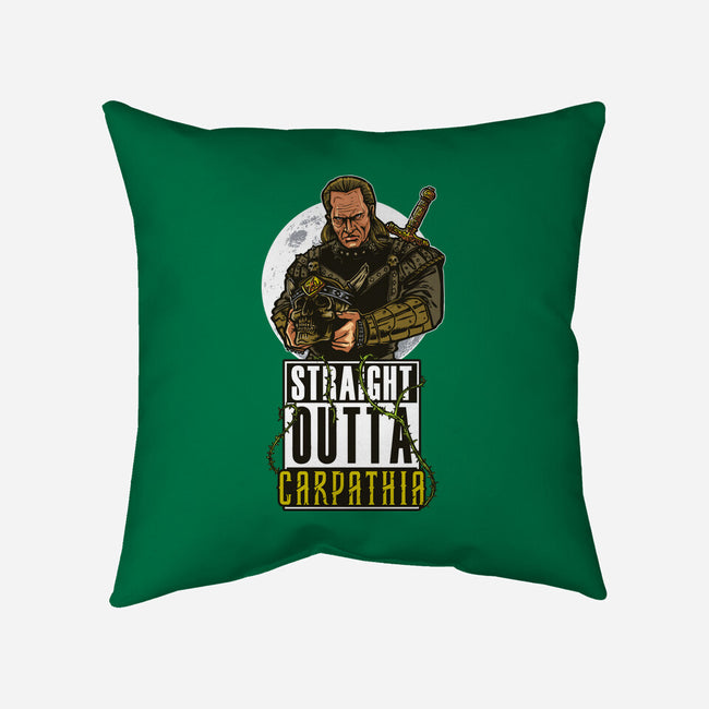 Straight Outta Carpathia-None-Removable Cover-Throw Pillow-AndreusD