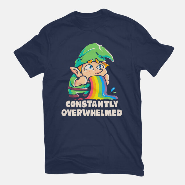Constantly Overwhelmed-Youth-Basic-Tee-eduely
