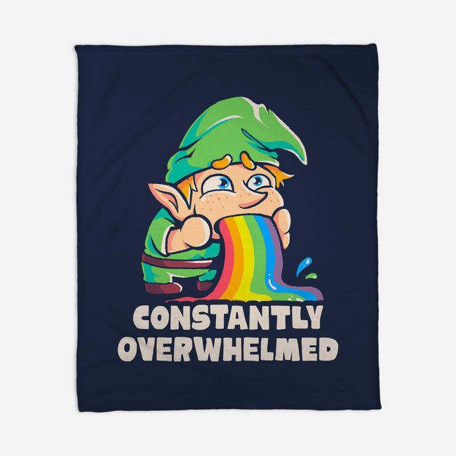 Constantly Overwhelmed-None-Fleece-Blanket-eduely