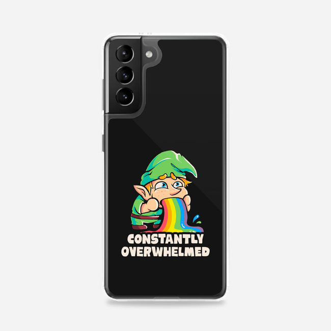Constantly Overwhelmed-Samsung-Snap-Phone Case-eduely