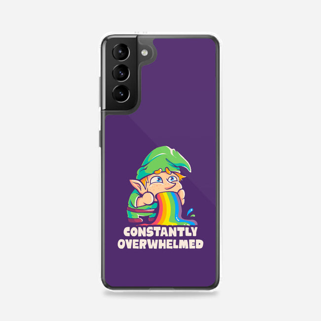 Constantly Overwhelmed-Samsung-Snap-Phone Case-eduely