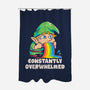 Constantly Overwhelmed-None-Polyester-Shower Curtain-eduely