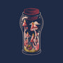 Gnome Jar-Womens-V-Neck-Tee-eduely