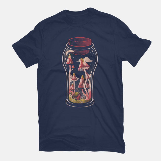 Gnome Jar-Womens-Fitted-Tee-eduely