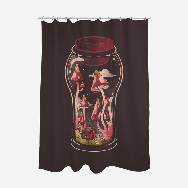 Gnome Jar-None-Polyester-Shower Curtain-eduely