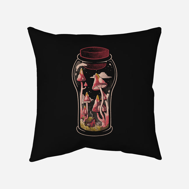 Gnome Jar-None-Removable Cover w Insert-Throw Pillow-eduely
