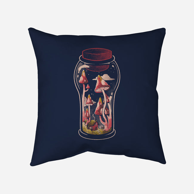 Gnome Jar-None-Removable Cover w Insert-Throw Pillow-eduely