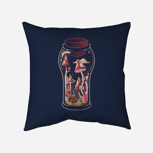 Gnome Jar-None-Removable Cover-Throw Pillow-eduely
