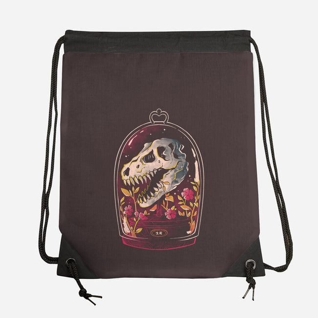 Dino Relic-None-Drawstring-Bag-eduely