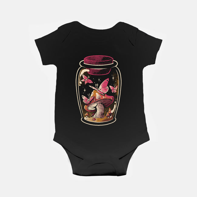 Butterfly Glass-Baby-Basic-Onesie-eduely