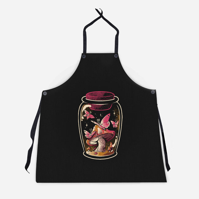 Butterfly Glass-Unisex-Kitchen-Apron-eduely