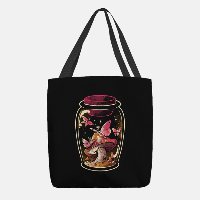 Butterfly Glass-None-Basic Tote-Bag-eduely