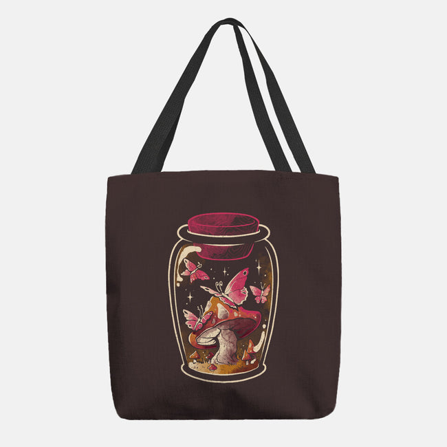 Butterfly Glass-None-Basic Tote-Bag-eduely