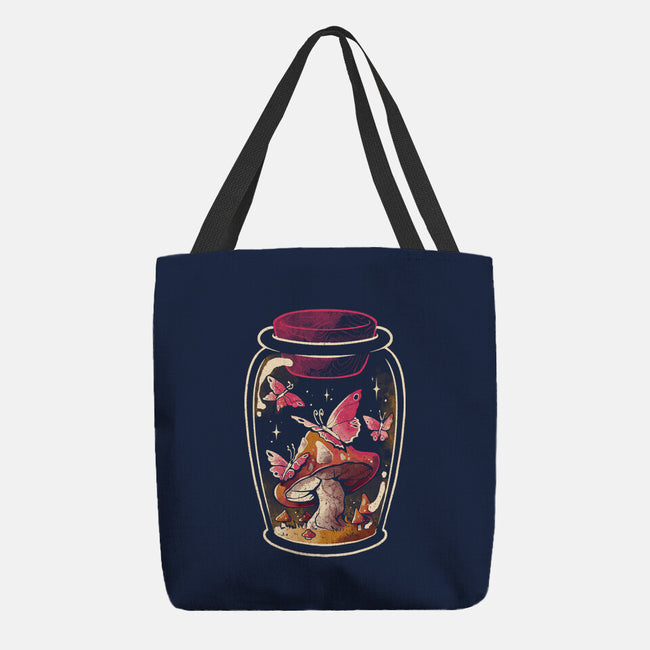 Butterfly Glass-None-Basic Tote-Bag-eduely