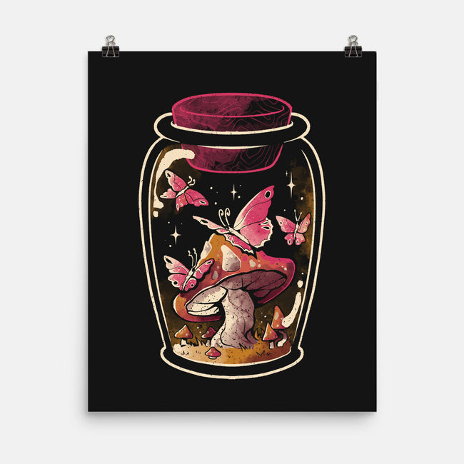 Butterfly Glass-None-Matte-Poster-eduely