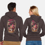 Butterfly Glass-Unisex-Zip-Up-Sweatshirt-eduely