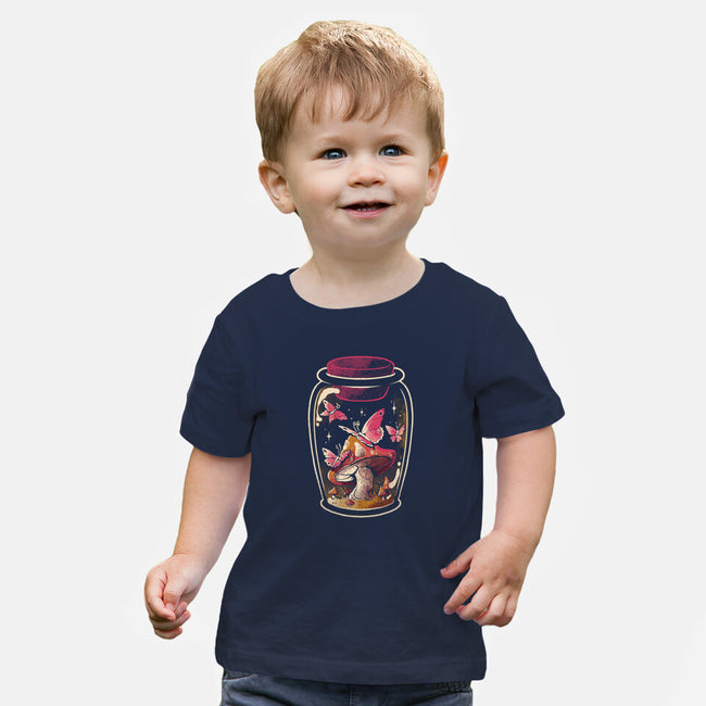 Butterfly Glass-Baby-Basic-Tee-eduely