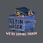 Get In Loser We're Eating Trash-Womens-Basic-Tee-rocketman_art