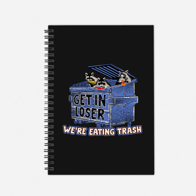 Get In Loser We're Eating Trash-None-Dot Grid-Notebook-rocketman_art