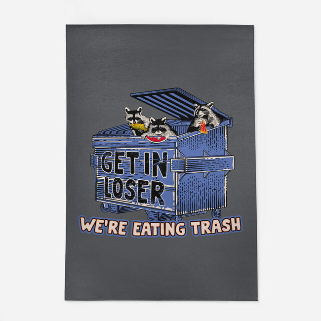 Get In Loser We're Eating Trash-None-Indoor-Rug-rocketman_art
