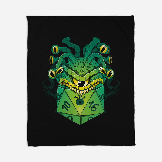 Monster Dice-None-Fleece-Blanket-Vallina84