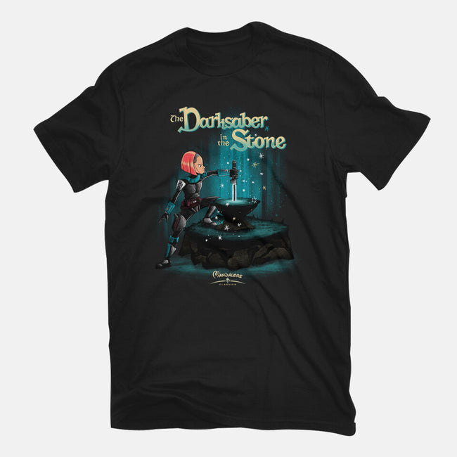 The Darksaber In The Stone-Mens-Heavyweight-Tee-teesgeex