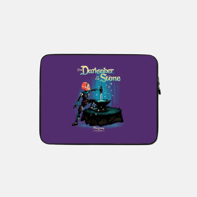 The Darksaber In The Stone-None-Zippered-Laptop Sleeve-teesgeex
