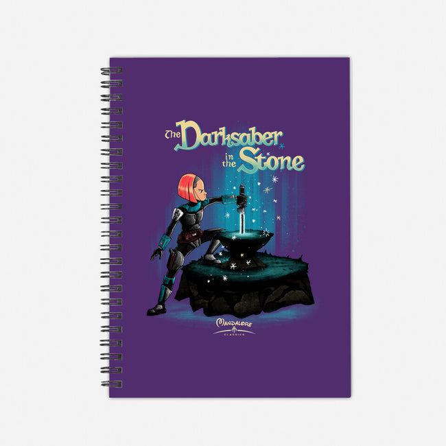 The Darksaber In The Stone-None-Dot Grid-Notebook-teesgeex