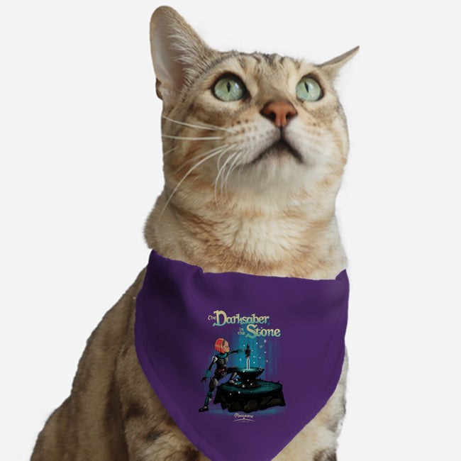 The Darksaber In The Stone-Cat-Adjustable-Pet Collar-teesgeex