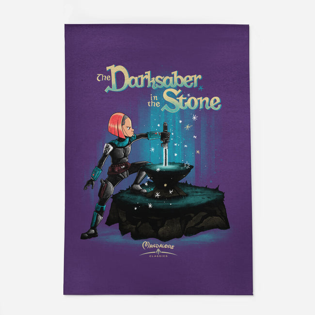 The Darksaber In The Stone-None-Indoor-Rug-teesgeex