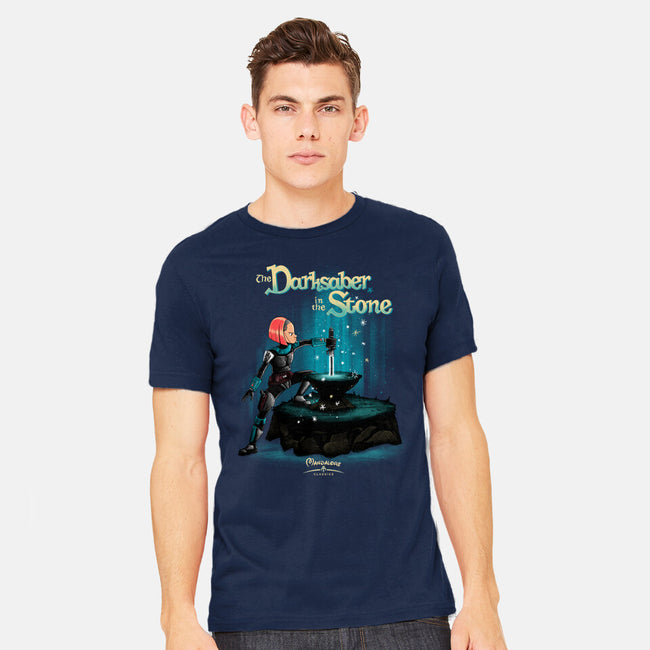 The Darksaber In The Stone-Mens-Heavyweight-Tee-teesgeex