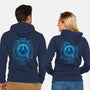 The Mighty Airbender-Unisex-Zip-Up-Sweatshirt-Logozaste