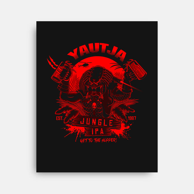 Yautja Jungle IPA-none stretched canvas-stationjack